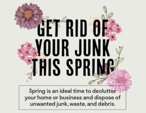 Get rid of your junk this Spring